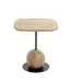 Beistelltisch >54970< in akazie, schwarz - 45x50x45 (BxHxT)
