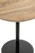 Beistelltisch >54972< in akazie, schwarz - 45x40 (HxD)