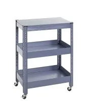 Servierwagen >55118< in blau, Metall - 50x75x32cm...