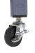 Servierwagen >55118< in blau, Metall - 50x75x32cm (BxHxT)