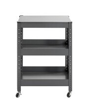 Servierwagen >55818< in anthrazit, Metall - 50x75x32cm (BxHxT)
