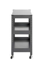 Servierwagen >55818< in anthrazit, Metall - 50x75x32cm (BxHxT)