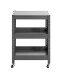 Servierwagen >55818< in anthrazit, Metall - 50x75x32cm (BxHxT)
