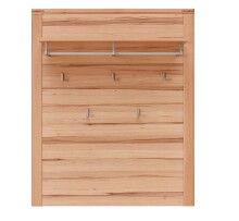 Garderoben-Set >Nature One< (4-teilig) in Kernbuche, teilmassiv - 164x193x40cm (B/H/T)