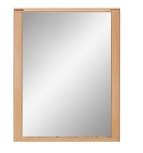 Garderoben-Set >Nature One< (2-teilig) in Kernbuche, teilmassiv - 74x193x40cm (B/H/T)