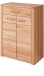 Garderoben-Set >Nature One< (2-teilig) in Kernbuche, teilmassiv - 74x193x40cm (B/H/T)
