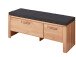 Garderoben-Set >Nature One< (2-teilig) in Kernbuche - 120x205x40 (BxHxT)