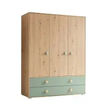 Kleiderschrank >Birta< 2 Schübe, 3 Türen,...
