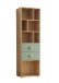 Standregal >Birta< 2 Schübe, 7 Fächer, Artisan Eiche Dekor/Salbei - 60x200x38,2cm (BxHxT)