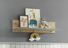 Wandboard >Birta< 3 Haken, Ablage, Artisan Eiche...