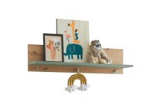 Wandboard >Birta< 3 Haken, Ablage, Artisan Eiche...