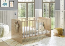 Babyzimmer-Komplettset >Birta< (2-teilig) Artisan Eiche Dekor / Salbei