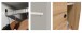 Schwebetürenschrank >ENZO< 1 Stange, 4 Böden, Nodi Eiche Dekor - 120x200x50 (BxHxT)