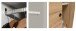 Schwebetürenschrank >ENZO< 1 Stange, 4 Böden, Nodi Eiche Dekor - 120x200x50 (BxHxT)