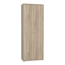Mehrzweckschrank >TEMPRA2< 5 Böden, 2 Türen, Sonoma Eiche Dekor - 73,7x197,5x34,8cm (BxHxT)