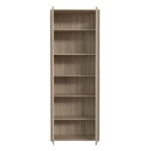 Mehrzweckschrank >TEMPRA2< 5 Böden, 2 Türen, Sonoma Eiche Dekor - 73,7x197,5x34,8cm (BxHxT)