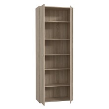 Mehrzweckschrank >TEMPRA2< 5 Böden, 2 Türen, Sonoma Eiche Dekor - 73,7x197,5x34,8cm (BxHxT)