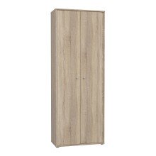 Mehrzweckschrank >TEMPRA2< 5 Böden, 2 Türen, Sonoma Eiche Dekor - 73,7x197,5x34,8cm (BxHxT)