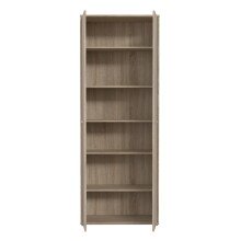 Mehrzweckschrank >TEMPRA2< 5 Böden, 2 Türen, Sonoma Eiche Dekor - 73,7x197,5x34,8cm (BxHxT)