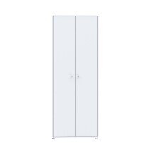 Mehrzweckschrank >TEMPRA2< 5 Böden, 2 Türen, in Weiss - 73,7x197,5x34,8cm (BxHxT)