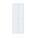 Mehrzweckschrank >TEMPRA2< 5 Böden, 2 Türen, in Weiss - 73,7x197,5x34,8cm (BxHxT)