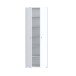 Mehrzweckschrank >TEMPRA2< 5 Böden, 2 Türen, in Weiss - 73,7x197,5x34,8cm (BxHxT)