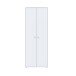 Mehrzweckschrank >TEMPRA2< 5 Böden, 2 Türen, in Weiss - 73,7x197,5x34,8cm (BxHxT)