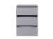 Schubkasteneinsatz >EXTRA< 3 Schübe, für Kleiderschrank, in Grau - 51x70,6x39,6cm (BxHxT)