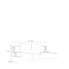 Bettanlage >SAVONA< mit LED, Eiche Antik Dekor / Beige Glanz - 290,1x97,5x206,6cm (BxHxT)