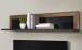 Wandboard >SAVONA< in Schlammeiche Dekor / schwarz - 132,9x27,7x22cm (BxHxT)