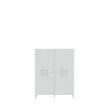 Highboard >SILBA< 4 Türen, Secret grey -...