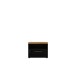 Nachtkommode >TULUZA BLACK< Catania Eiche Dekor / Schwarz Hochglanz - 55,5x44,4x43,4cm (BxHxT)