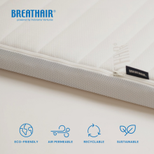 Breathair® Topper 140x200 cm | Waschbar & Atmungsaktiv