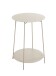 Beistelltisch >54183< in grau (Kaschmirgrau), Metall - 60x45cm (HxD)