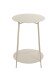 Beistelltisch >54183< in grau (Kaschmirgrau), Metall - 60x45cm (HxD)