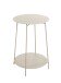 Beistelltisch >54183< in grau (Kaschmirgrau), Metall - 60x45cm (HxD)