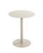 Beistelltisch >55141< in grau (Kaschmirgrau), Stahlrohr, Metall - 50x40cm (HxD)