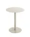 Beistelltisch >55141< in grau (Kaschmirgrau), Stahlrohr, Metall - 50x40cm (HxD)
