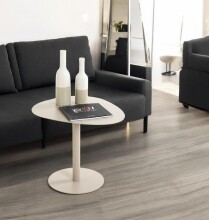 Beistelltisch >59139< in grau (Kaschmirgrau) - 51x42x41 (BxHxT)