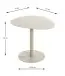 Beistelltisch >59139< in grau (Kaschmirgrau) - 51x42x41 (BxHxT)