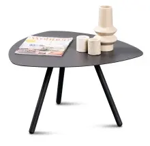 Couchtisch >Mira 3< aus Metall, in anthrazit -...
