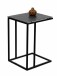 Beistelltisch >Beistelltisch Jon< in schwarz - 38x62x43 (BxHxT)