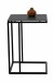 Beistelltisch >Beistelltisch Jon< in schwarz - 38x62x43 (BxHxT)