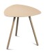 Beistelltisch >Mira 2< in cremeweiß, Metall cremeweiß - 50x50x50cm (LxBxH)