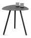 Beistelltisch >Mira 2< Metall, pulverbeschichtet, in anthrazit - 50x50x50 (BxHxT)