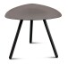 Beistelltisch >Mira 1< Metall, pulverbeschichtet, in anthrazit - 50x40x50 (BxHxT)