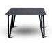 Couchtisch >Emma 3< in schwarz, Metall  - 75x45x75cm (BxHxT)