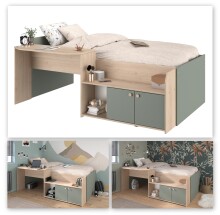 Hochbett >Jade< Liegefläche 90x200cm,...