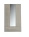 Drehtürenschrank >Jenna< 4 Schübe, 4 Böden, 1 Stange, Champagner / Spiegel - 126x208x57 (BxHxT)
