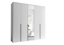 Kleiderschrank >Kevo< mit Spiegel, 3 Böden, 3...